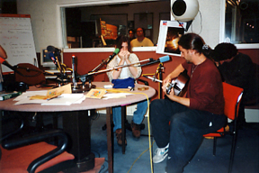 David with Joel on Radio